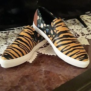 Coach  Animal Print Loafers